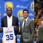Kevin Durant Bids Adieu to Former Warriors GM Bob Myers After a Sensational Speech
