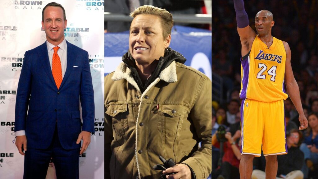 Peyton Manning, Abby Wambach, Kobe Bryant