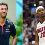 F1 Star Daniel Ricciardo Watches Jimmy Butler and the Miami Heat Breeze Past the New York Knicks