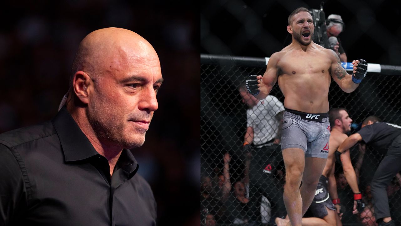 Joe Rogan and Chad Mendes
