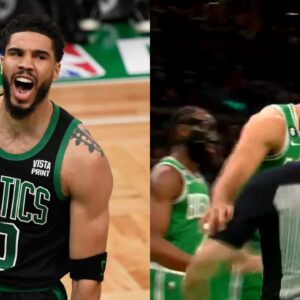 WATCH: Jayson Tatum Shoves A Referees' Hand Away And Somehow Recieves No Technical Foul Yet Again