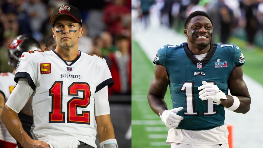 AJ Brown's hilarious reaction on Tom Brady's retirement leaves internet in splits