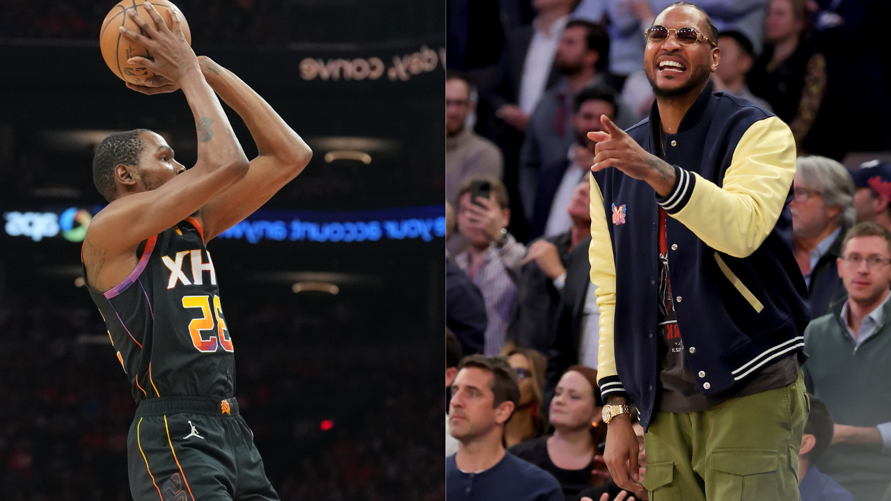 "Ya Milk Dud Head A**": Kevin Durant Posts Spree of Stories Honoring Carmelo Anthony's Career After Knicks Legend's Retirement