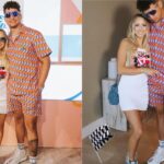 Patrick Mahomes' High End Versace Sneakers, Worth Almost 5x More Than Brittany's Denim Air Jordans, Stole the Show in Miami