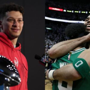 Patrick Mahomes and the Entire NFL World Reacts to the Celtics Win After Keeping Their Title Contentions Alive on Saturday