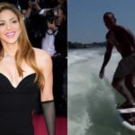 Watch: Lewis Hamilton Hits His Surfboard 10 Days After His Rumored Love Interest Shakira Takes on the Waves