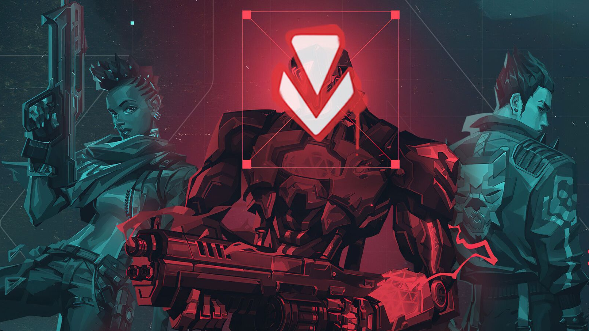 An image for Valorant showing Astra and Yoru with Vanguard logo for fixing Val 46 error code