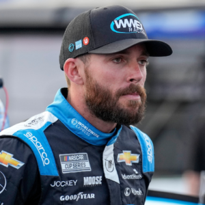 May 21, 2023; North Wilkesboro, North Carolina, USA; NASCAR Cup Series driver Ross Chastain (1) during the All Star Race at North Wilkesboro Speedway. Mandatory Credit: Jim Dedmon-USA TODAY Sports