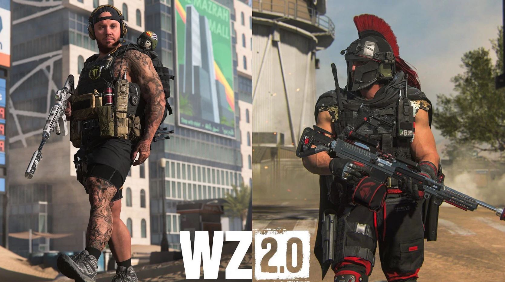 TimTheTatman and Nickmercs skins in Warzone 2.0