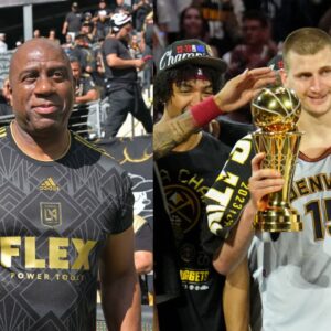 "Nikola Jokic the First to Lead the Playoffs in 3 Categories?" Magic Johnson Astounded By Nuggets MVP's Points, Assists, And Rebounds