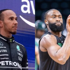 Lewis Hamilton and Boston Celtics Star Jaylen Brown Light Up the Wales Bonner Show at the Paris Fashion Week