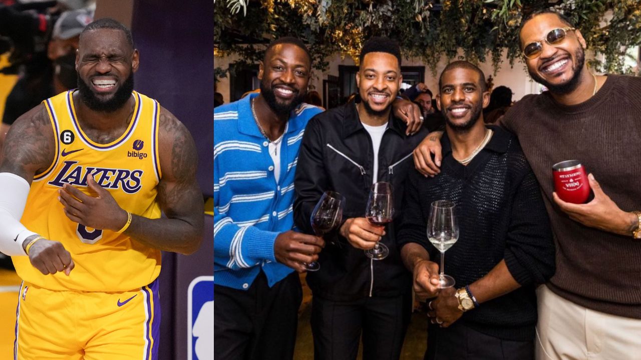 ‘Best Friend’ Dwyane Wade Replaces LeBron James With CJ McCollum, Forms ‘Wine Dudes’ While Lakers Star ‘Minds His Business’ in Europe