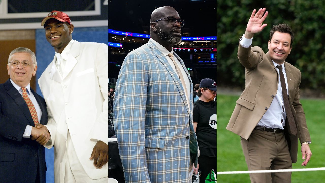 ‘Resurfaced’ LeBron James and David Stern ‘Coat’ Clip From 2003 Draft Hilariously Reminds Viewers of Shaquille O’Neal’s Incident With Jimmy Fallon