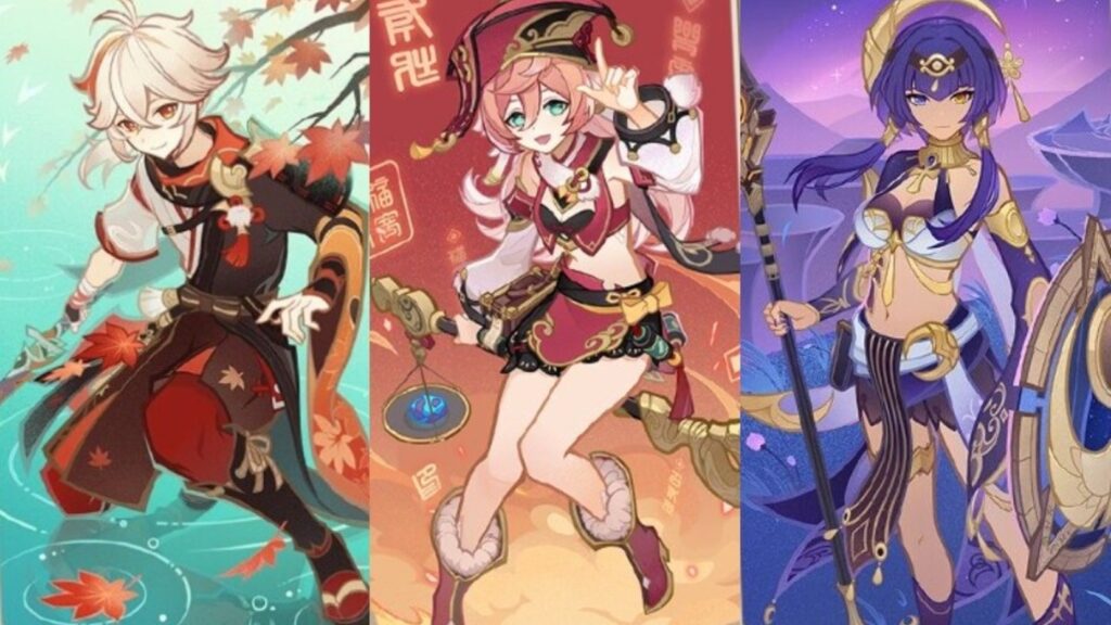 New TCG character cards in Genshin Impact 3.8