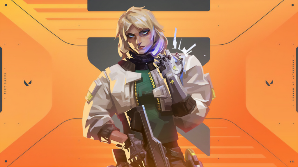 An image displaying Deadlock, the latest Agent in Valorant Episode 7 Act 1 update