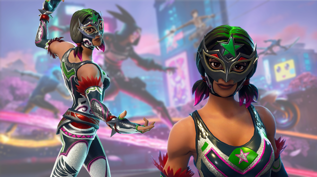 An illustration of the Fortnite Dynamo skin