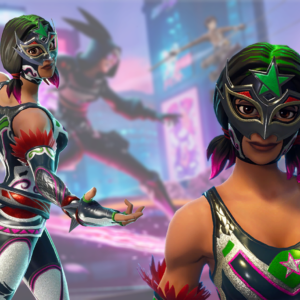 An illustration of the Fortnite Dynamo skin