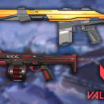 An image containing two weapons from Valorant releasing with Episode 7 Act 1