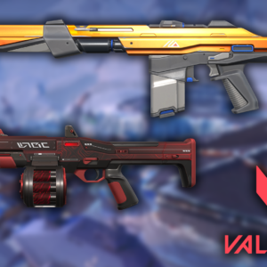An image containing two weapons from Valorant releasing with Episode 7 Act 1