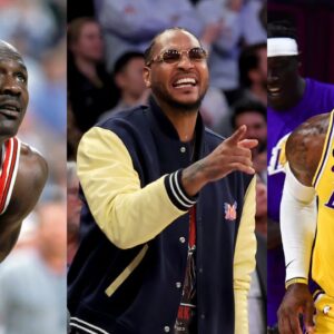 "He Saved My Life": Unlike Michael Jordan's Fear of Water, LeBron James Endangered His Life to Save Carmelo Anthony