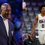 “My Hand Is Almost the Same Size As Michael Jordan!”: Hours Before NBA Draft, Scoot Henderson ‘Excitedly’ Recalls Encounter With $2.1 Billion Richer MJ