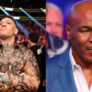 Conor McGregor Poses With ‘Incredible’ Mike Tyson Sporting BKFC Belt Ahead of Jake Paul Showdown