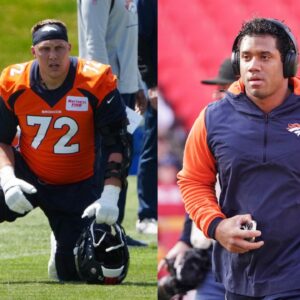 “Everyone’s Going to Eat Crow,” Russell Wilson Gets Support From His Protector Garett Bolles Ahead of the 2023 Season