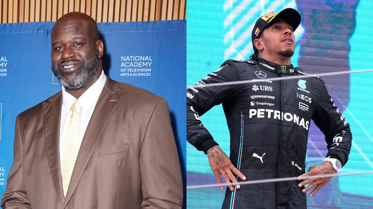 After Shaquille O’Neal’s Epic Height Meme, Lewis Hamilton Gets Mocked for Hanging Out With “Tiny People”