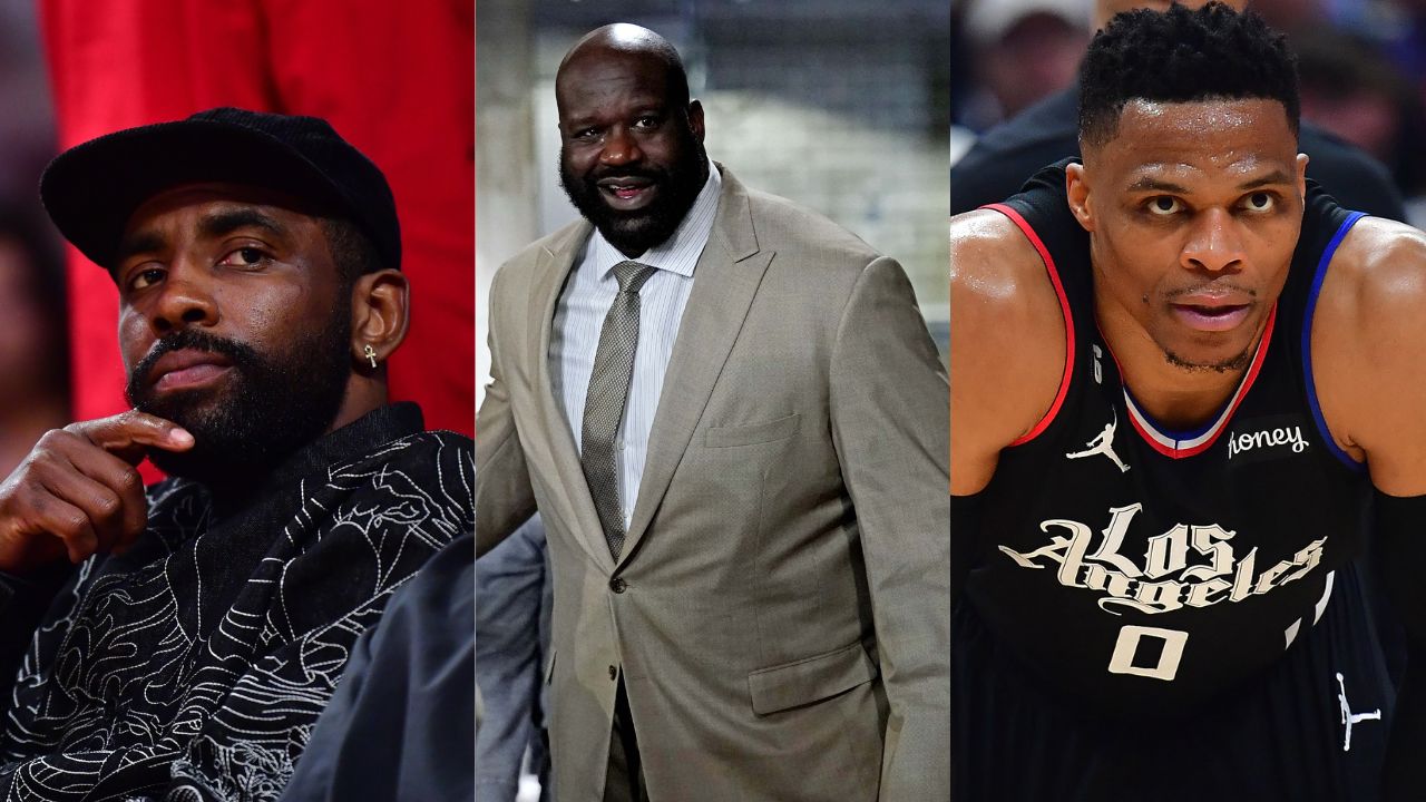 Dubbing Kyrie Irving An ‘Idiot’ Many Months Prior, Shaquille O’Neal Pits Russell Westbrook’s Accomplishments Against Mavs Guard
