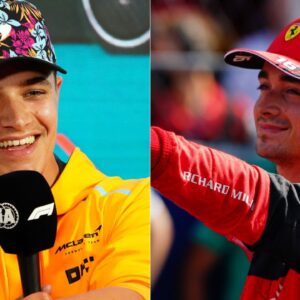 F1 Twitter Reacts to Lando Norris Fangirling Over Charles Leclerc Driving Past in His $525,000 Ferrari