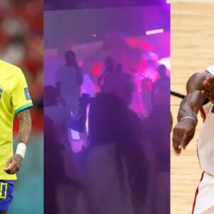 Jimmy Butler And Neymar Spotted Singing Justin Bieber’s ‘Love Yourself’ In A Club Days After Bowling Bet In Brazil