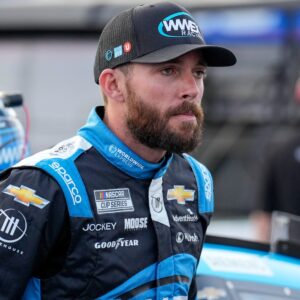May 21, 2023; North Wilkesboro, North Carolina, USA; NASCAR Cup Series driver Ross Chastain (1) during the All Star Race at North Wilkesboro Speedway. Mandatory Credit: Jim Dedmon-USA TODAY Sports
