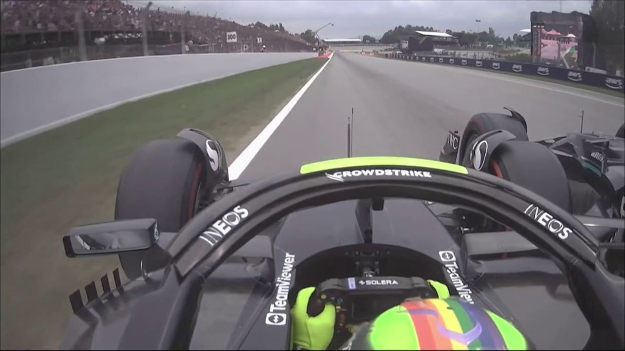 Lewis Hamilton Fumes as George Russell Almost Pushes Him Out While Also Costing Mercedes $140,000 Damage