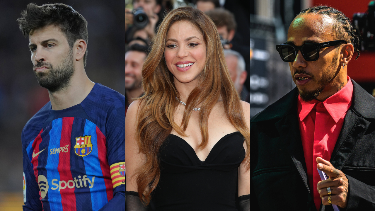 Shakira Finds Herself in Awkward Love Triangle as Toxic Ex Gérard Piqué Hampers Lewis Hamilton Love Story at Spanish GP
