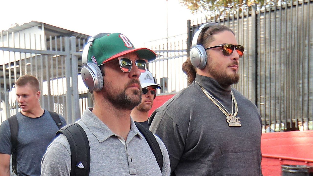 Rumors Suggest a Strong Possibility for an Aaron Rodgers, David Bakhtiari Reunion