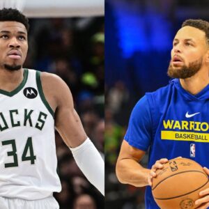 242lbs Giannis Antetokounmpo Shares Rare Sneak Peak of Bulking Session Amid Rumors of Teaming up With Stephen Curry