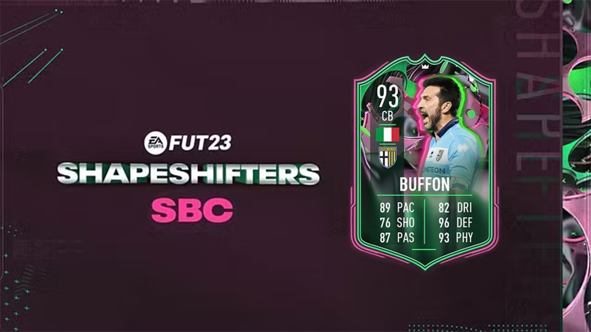 FIFA 23 Gianluigi Buffon Premium Shapeshifters