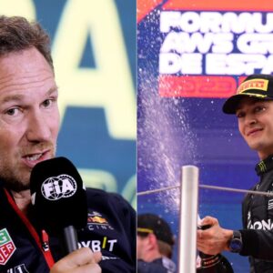 Christian Horner Complains About George Russell Picking Podium Without Getting Penalized for His Forbidden Act