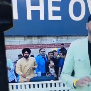 Standing Behind Harbhajan Singh, Fan Asked To Remove Beer Glass From Star Sports Camera Frame