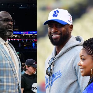 “If I Do the Rest of the Show in My Underwear…”: 370 lbs Shaquille O’Neal Breaks Dwyane Wade’s Cube, Joins Gabrielle Union and Lala Anthony on Game Show