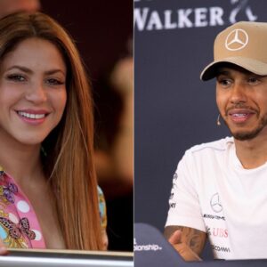 Did Lewis Hamilton Sponsor the $$ Versace Blouse Worn By Shakira at the Spanish GP?