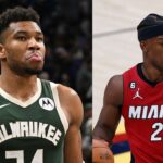 2 Years Since Getting Swept By Giannis Antetokounmpo's Bucks, Jimmy Butler's Heat Ban the Greek Freak's $130 Merch