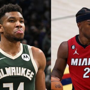 2 Years Since Getting Swept By Giannis Antetokounmpo's Bucks, Jimmy Butler's Heat Ban the Greek Freak's $130 Merch