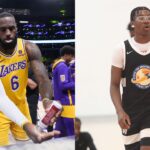LeBron James' Son Bryce Hypes Fathers $30,000,000/Year Deal In a Dunk Face Off Against Bronny At Lakers Facility