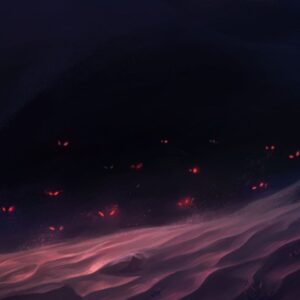 Teaser art of Naafiri in League of Legends