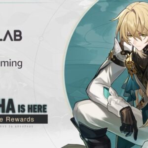 Poster for HoYoLAB and Prime Gaming collab featuring Loucha