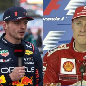 While Michael Schumacher Wept, Max Verstappen Chuckles at Making F1 History
