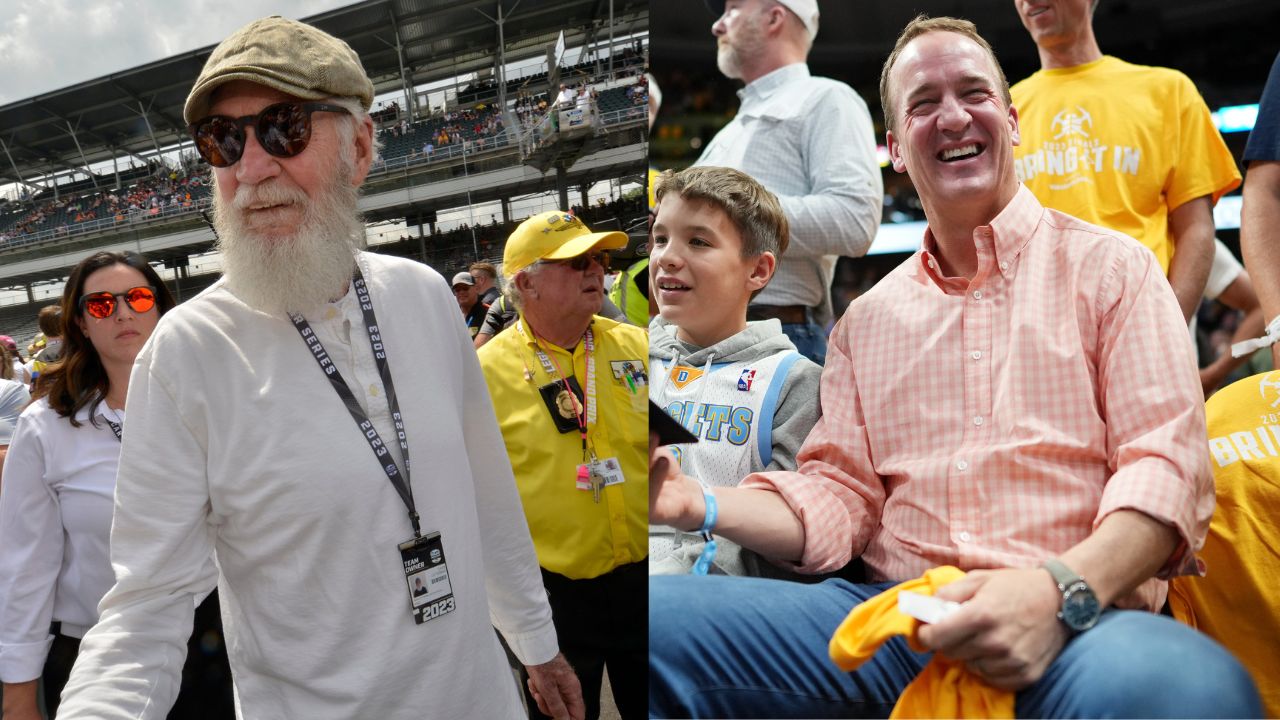 Peyton Manning Unearths Epic 'Throwing Football at a Cab' Video on David Letterman's Big Day