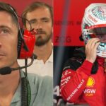 F1 Twitter Sympathises with Dejected Robert Lewandowski After Woeful Charles Leclerc Q1 Exit