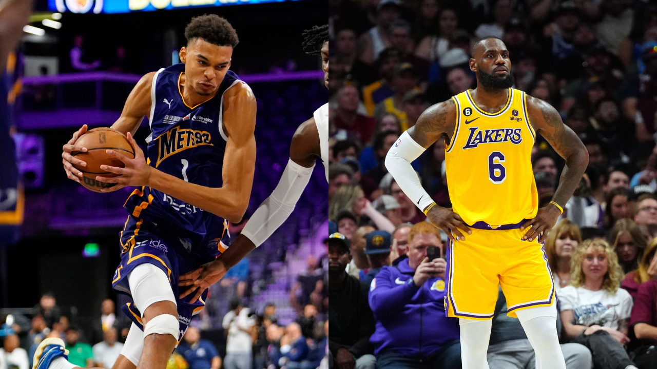 LeBron James' 'Chosen One' Merchandise On Victor Wembanyama's Debut Leads to Fans Assuming 'Subtle Dig' Aimed At 7ft 5" Rookie